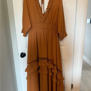 Baltic Born XXXL Brown Maxi Dress